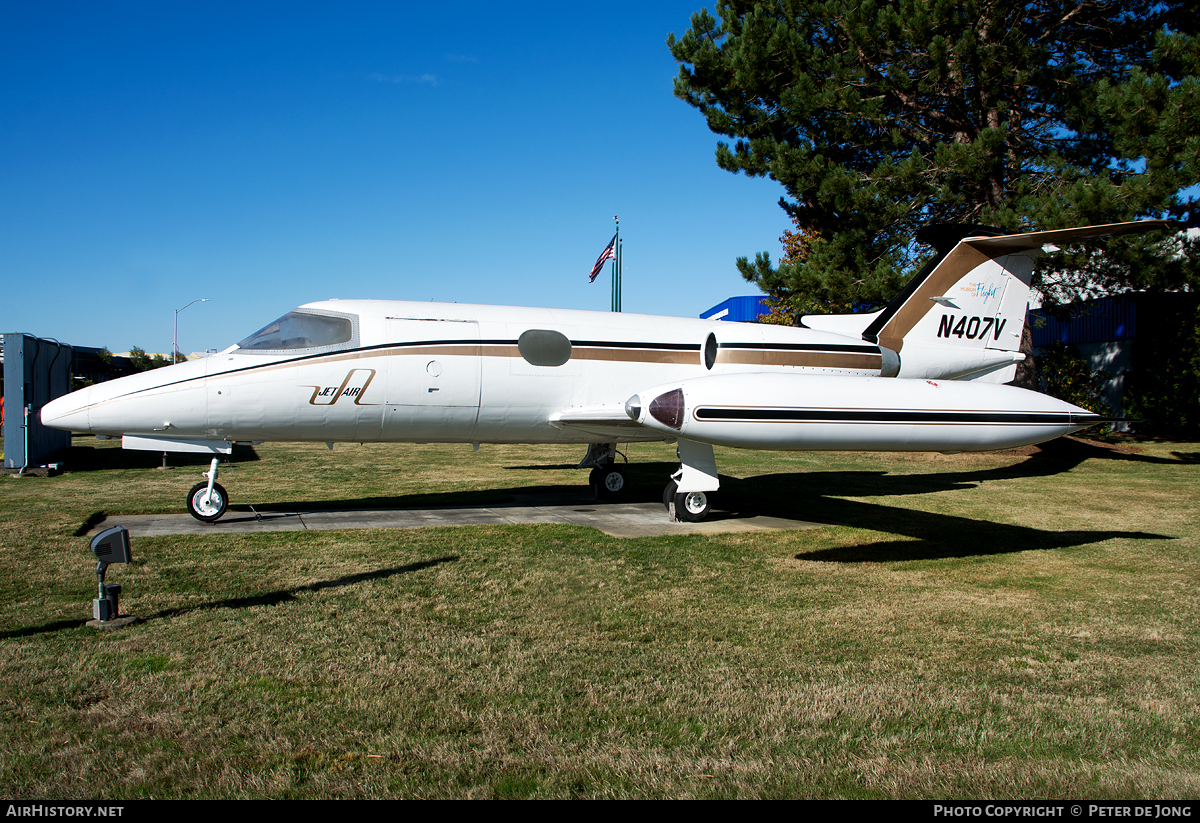 Aircraft Photo of N407V | Lear Jet 23 | JetAir | AirHistory.net #95624