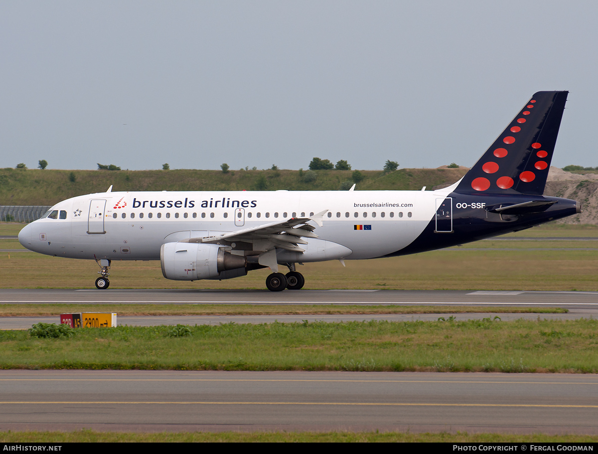 Aircraft Photo of OO-SSF | Airbus A319-111 | Brussels Airlines | AirHistory.net #95683