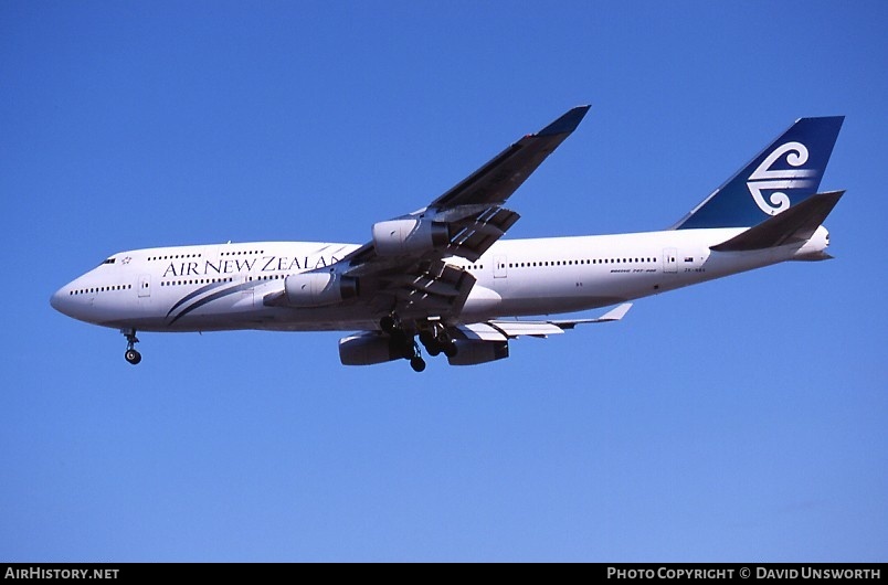Aircraft Photo of ZK-NBS | Boeing 747-419 | Air New Zealand | AirHistory.net #95685