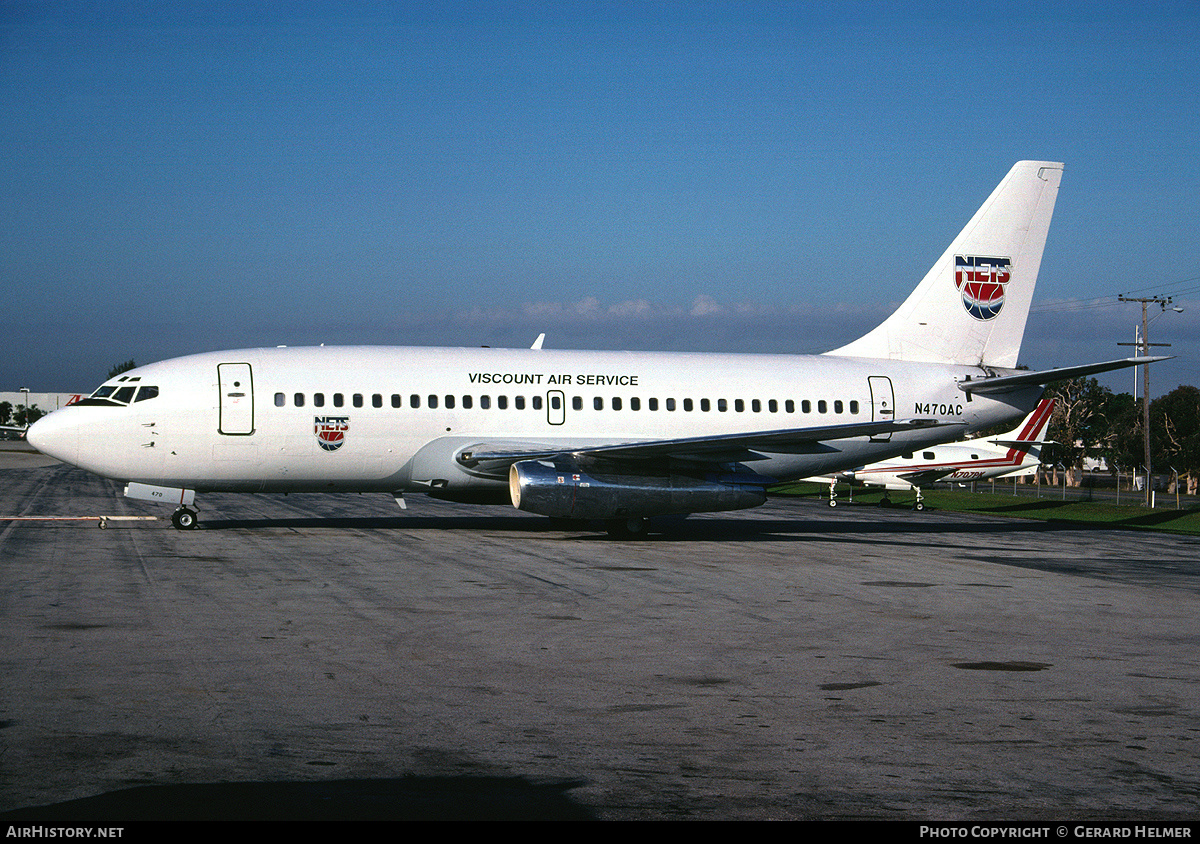 Aircraft Photo of N470AC | Boeing 737-247 | Viscount Air Service | AirHistory.net #95686