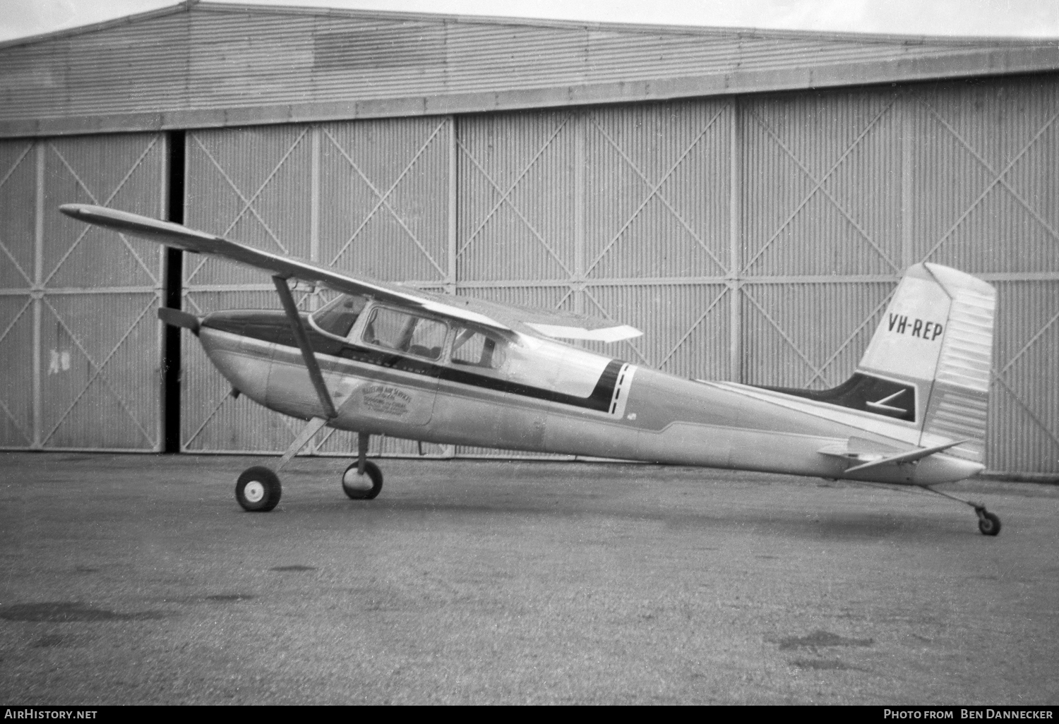 Aircraft Photo of VH-REP | Cessna 180A | Hazelton Air Services - HAS | AirHistory.net #95714