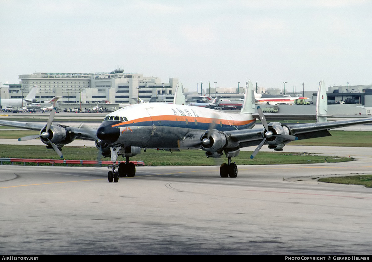 Aircraft Photo of HI-542CT | Lockheed L-1049H/06 Super Constellation | AMSA - Aerolíneas Mundo | AirHistory.net #95728