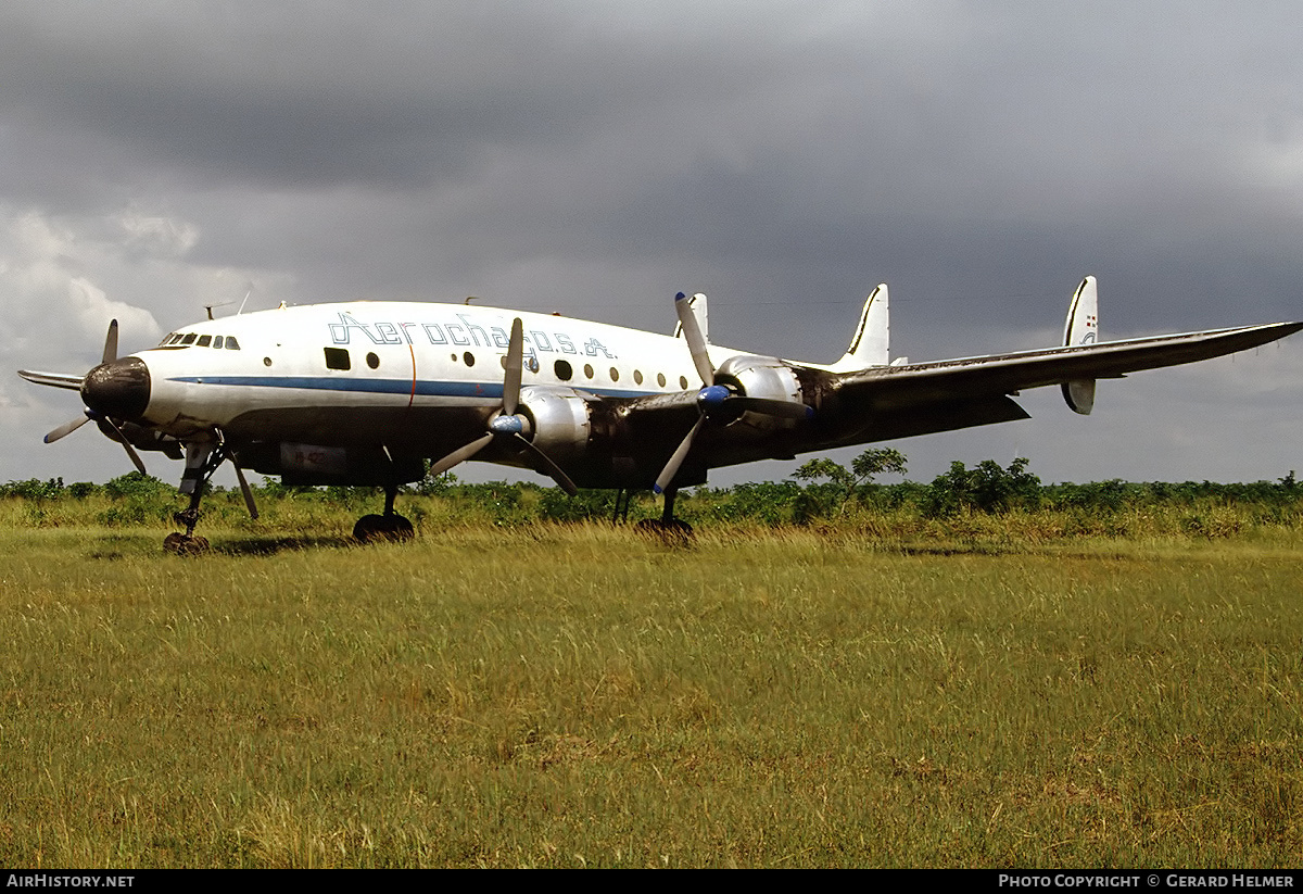 Aircraft Photo of HI-422 | Lockheed L-749A(F) Constellation | Aerochago | AirHistory.net #95729