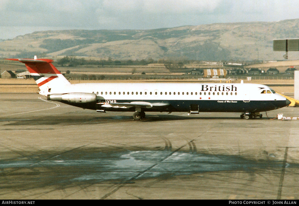 Aircraft Photo of G-AVMS | BAC 111-510ED One-Eleven | British Airways | AirHistory.net #95737