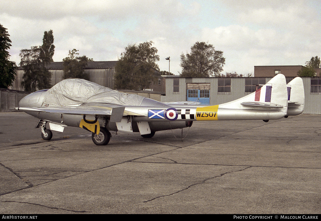 Aircraft Photo of G-VTII / WZ507 | De Havilland D.H. 115 Vampire T11 | UK - Air Force | AirHistory.net #95796