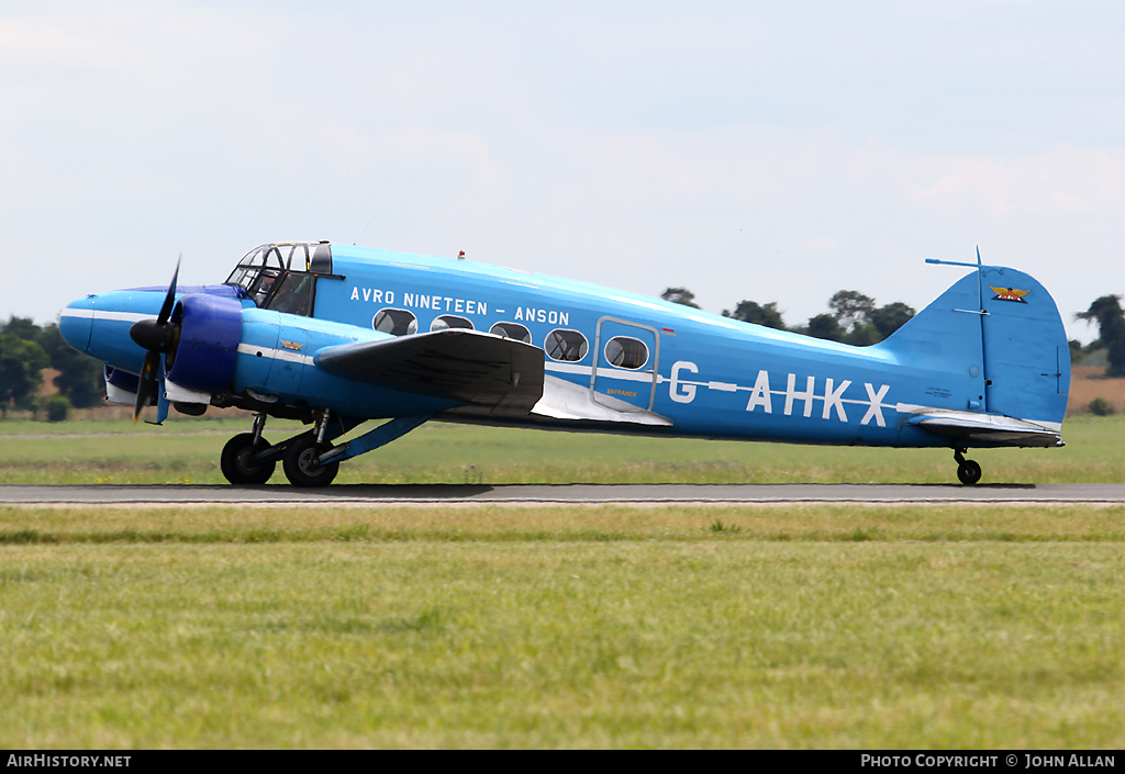 Aircraft Photo of G-AHKX | Avro 652A Anson C19/2 | AirHistory.net #95801