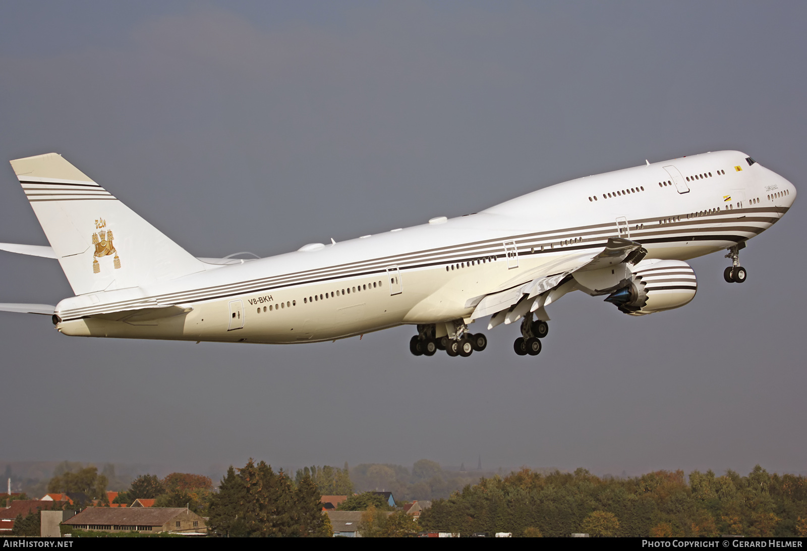 Aircraft Photo of V8-BKH | Boeing 747-8LQ(BBJ) | Brunei Sultan's Flight | AirHistory.net #95816