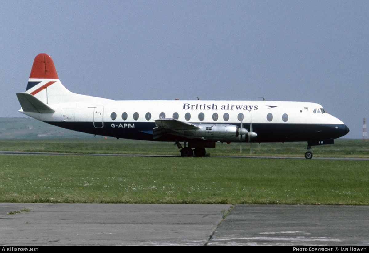 Aircraft Photo of G-APIM | Vickers 806 Viscount | British Airways | AirHistory.net #95834