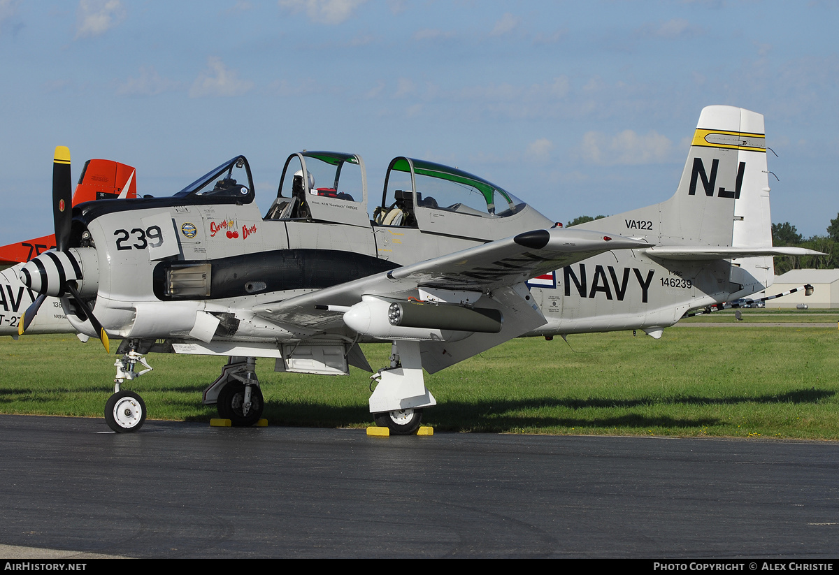 Aircraft Photo of N4168E / NX4168E / 146239 | North American T-28C Trojan | USA - Navy | AirHistory.net #95841