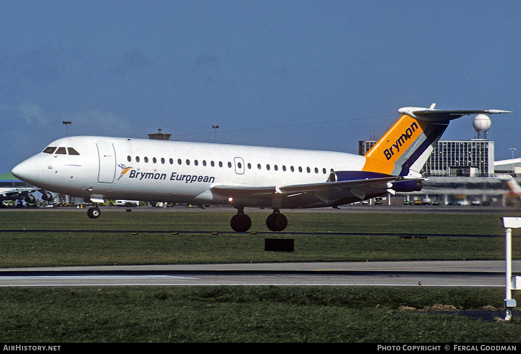 Aircraft Photo of G-AWBL | BAC 111-416EK One-Eleven | Brymon European Airways | AirHistory.net #95873