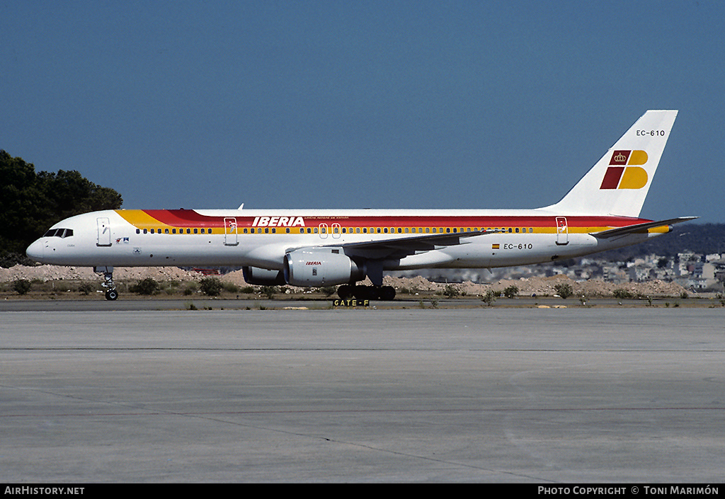 Aircraft Photo of EC-610 | Boeing 757-256 | Iberia | AirHistory.net #95884