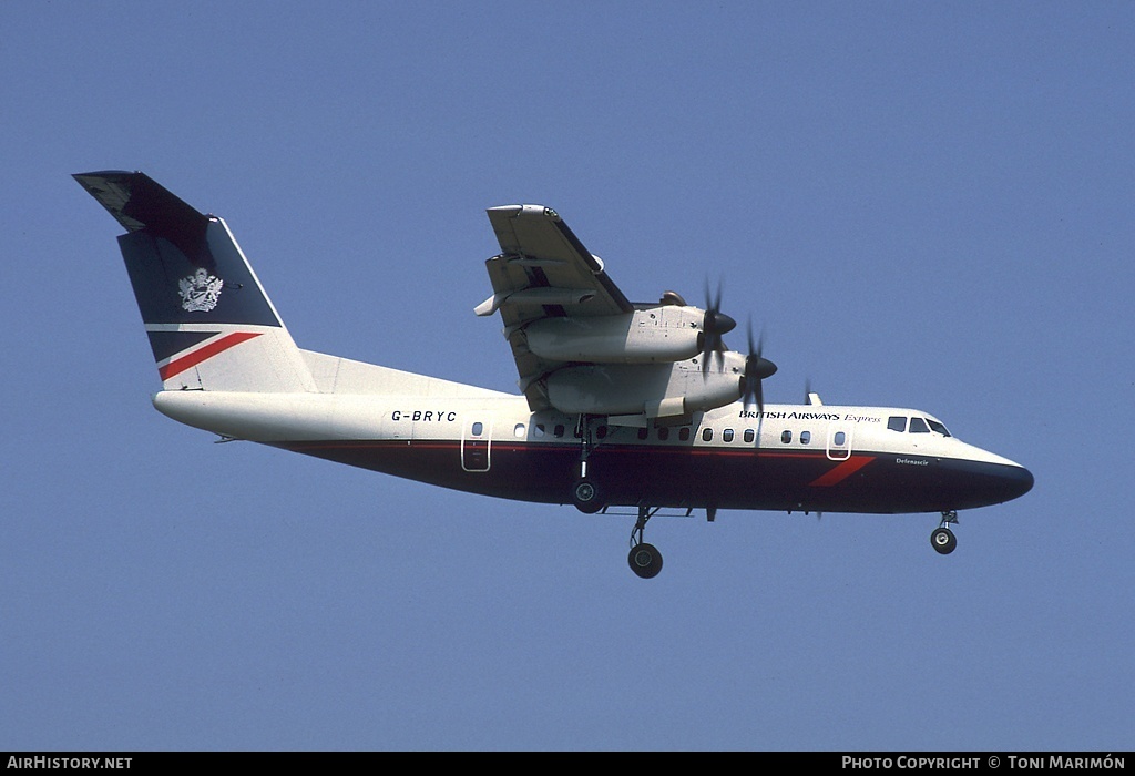 Aircraft Photo of G-BRYC | De Havilland Canada DHC-7-110 Dash 7 | British Airways Express | AirHistory.net #95886