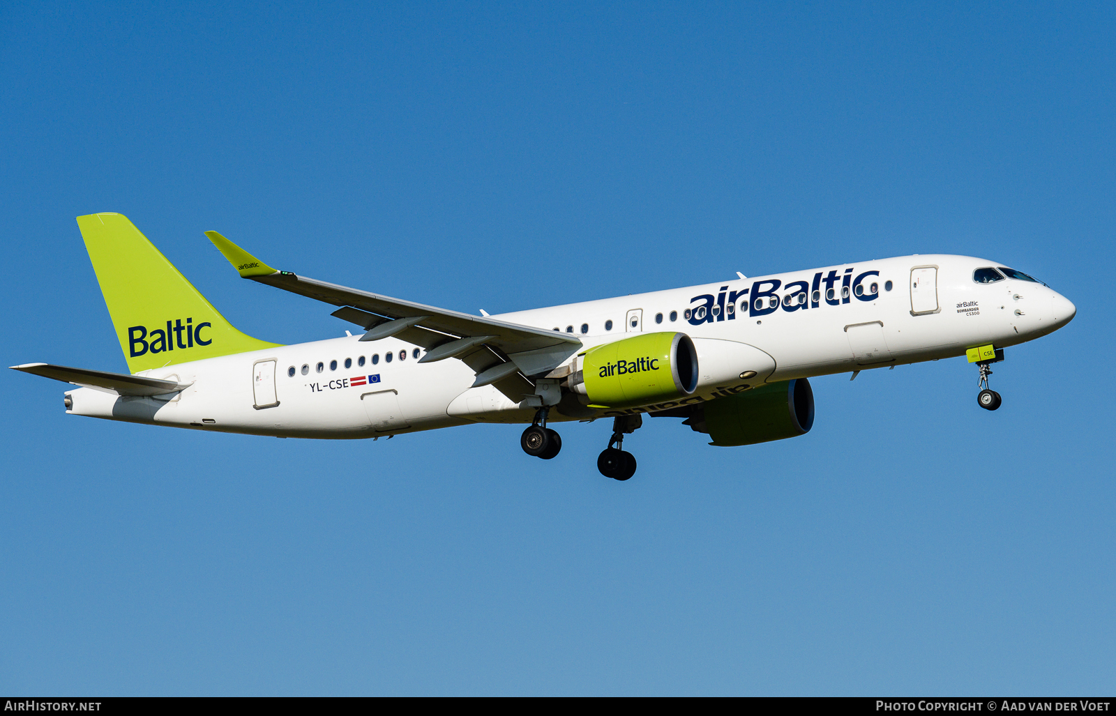 Aircraft Photo of YL-CSE | Bombardier CSeries CS300 (BD-500-1A11) | AirBaltic | AirHistory.net #95890