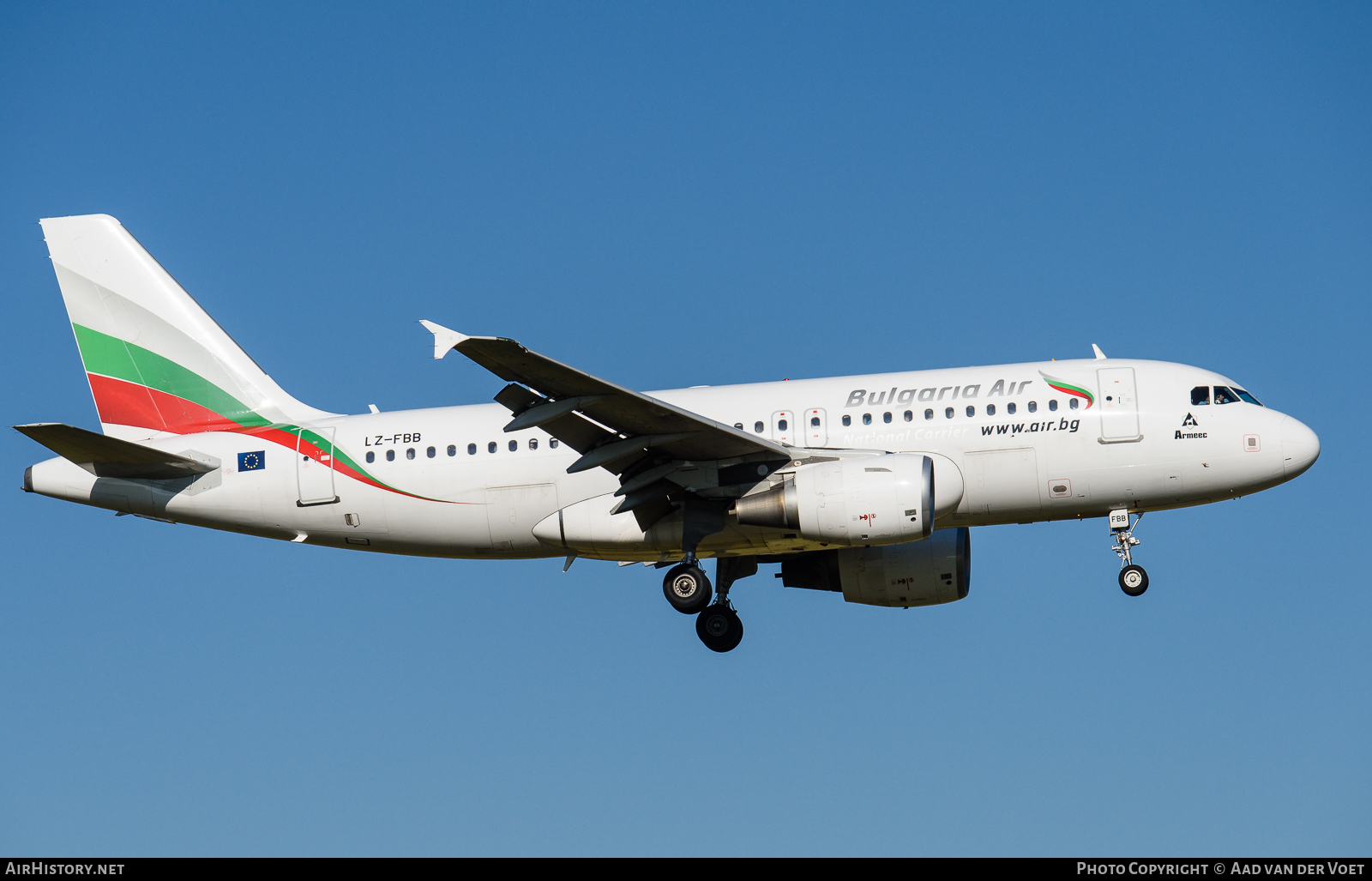 Aircraft Photo of LZ-FBB | Airbus A319-112 | Bulgaria Air | AirHistory.net #95891