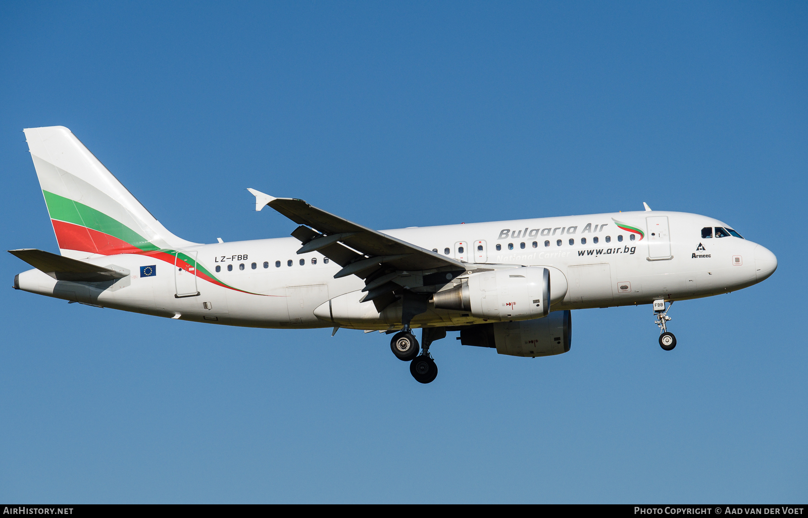 Aircraft Photo of LZ-FBB | Airbus A319-112 | Bulgaria Air | AirHistory.net #95891