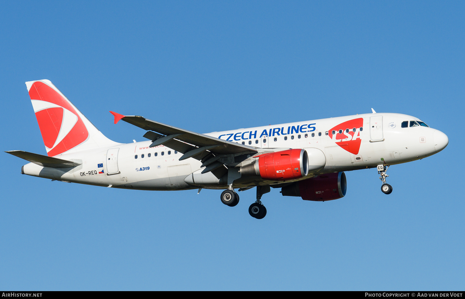 Aircraft Photo of OK-REQ | Airbus A319-112 | ČSA - Czech Airlines | AirHistory.net #95906