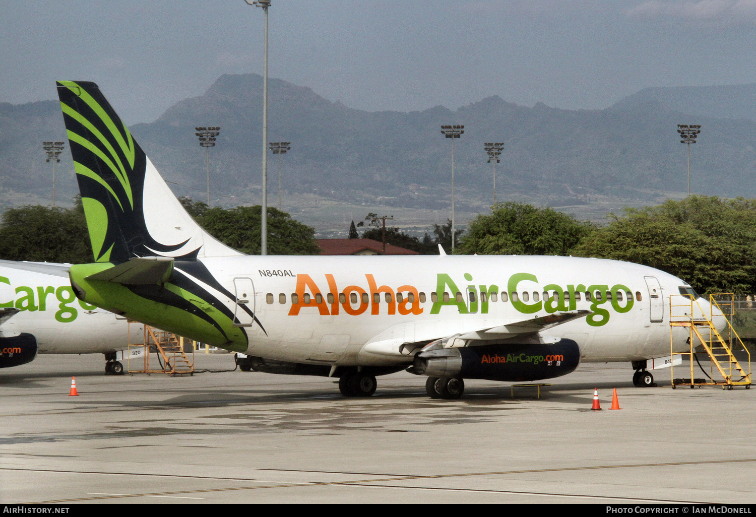 Aircraft Photo of N840AL | Boeing 737-2X6C/Adv | Aloha Air Cargo | AirHistory.net #95916