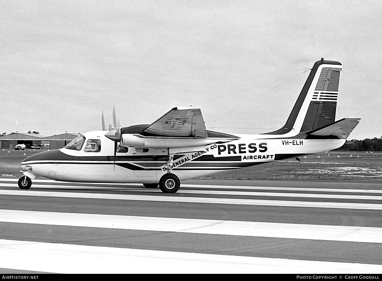 Aircraft Photo of VH-ELH | Aero Commander 680F Commander | AirHistory.net #95925