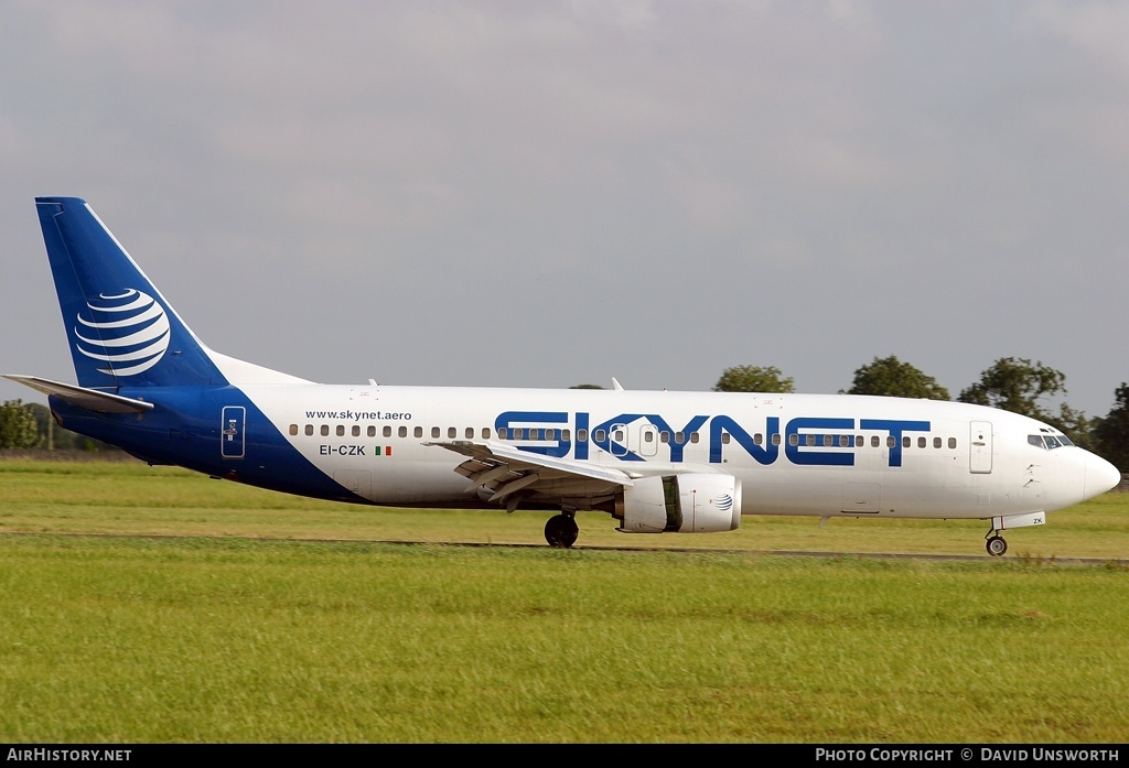 Aircraft Photo of EI-CZK | Boeing 737-4Y0 | SkyNet Airlines | AirHistory.net #95961