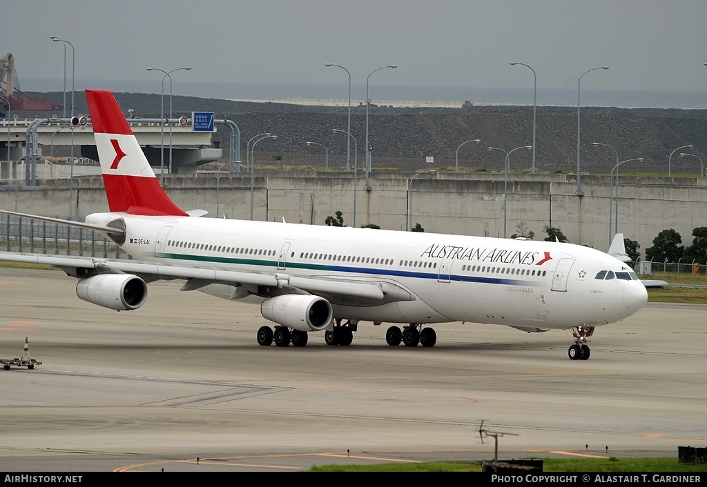 Aircraft Photo of OE-LAL | Airbus A340-313 | Austrian Airlines | AirHistory.net #95981