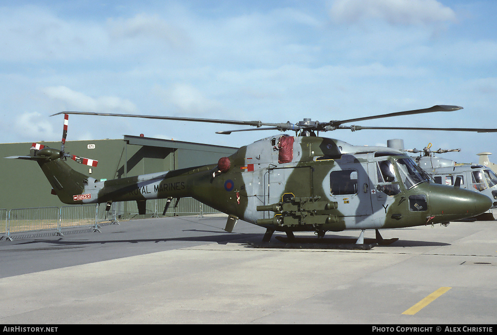 Aircraft Photo of XZ605 | Westland WG-13 Lynx AH7 | UK - Marines | AirHistory.net #95982