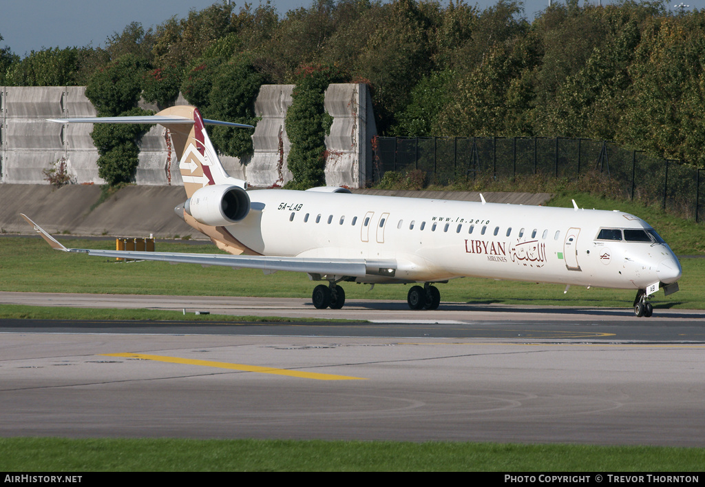 Aircraft Photo of 5A-LAB | Bombardier CRJ-900ER (CL-600-2D24) | Libyan Airlines | AirHistory.net #95983