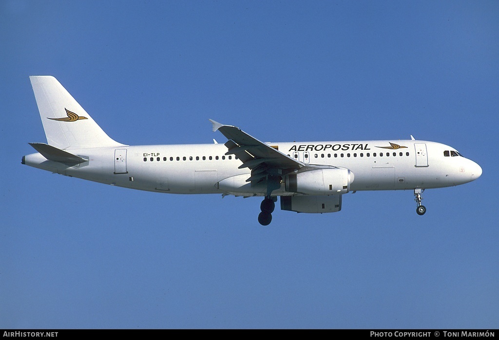 Aircraft Photo of EI-TLP | Airbus A320-232 | Aeropostal | AirHistory.net #95998