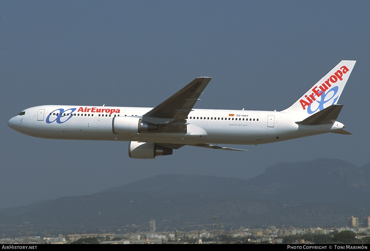 Aircraft Photo of EC-HSV | Boeing 767-3Q8/ER | Air Europa | AirHistory.net #96008