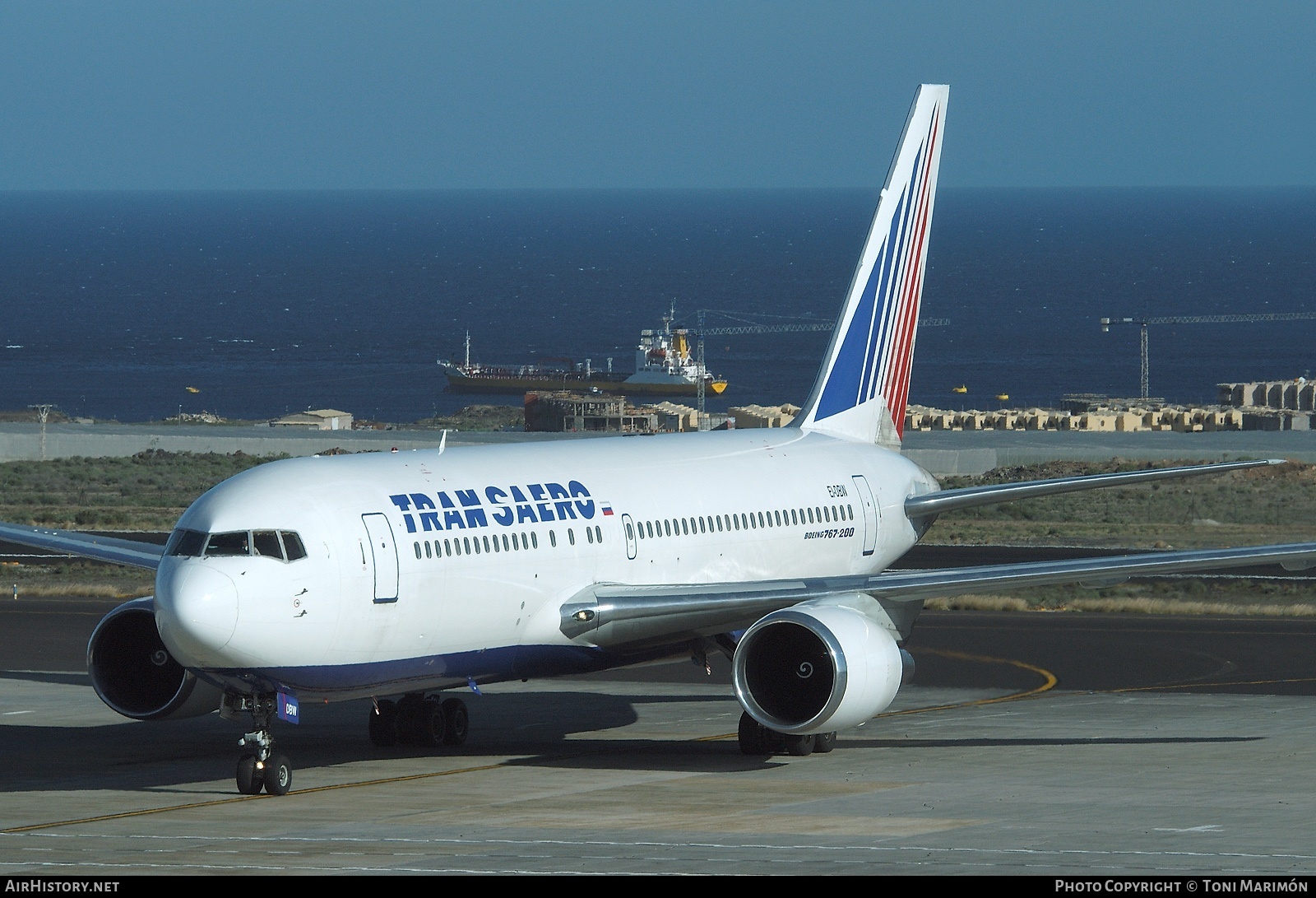 Aircraft Photo of EI-DBW | Boeing 767-201/ER | Transaero Airlines | AirHistory.net #96010
