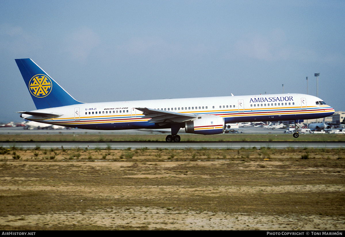Aircraft Photo of G-BRJI | Boeing 757-236 | Ambassador Airways | AirHistory.net #96013