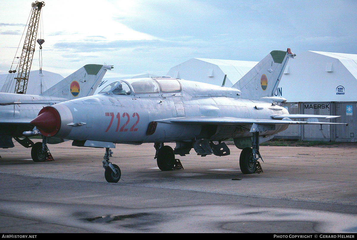 Aircraft Photo of 7122 | Mikoyan-Gurevich MiG-21UM | Cambodia - Air Force | AirHistory.net #96015