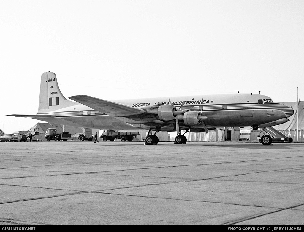Aircraft Photo of I-DIMI | Douglas DC-6B | Società Aerea Mediterranea - SAM | AirHistory.net #96018