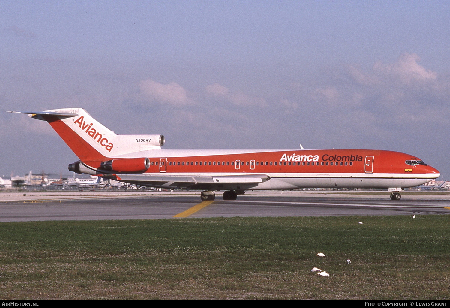 Aircraft Photo of N200AV | Boeing 727-2Q9/Adv | Avianca | AirHistory.net #96022