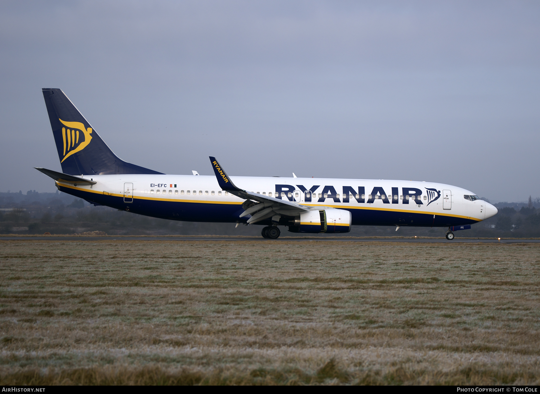 Aircraft Photo of EI-EFC | Boeing 737-8AS | Ryanair | AirHistory.net #96024