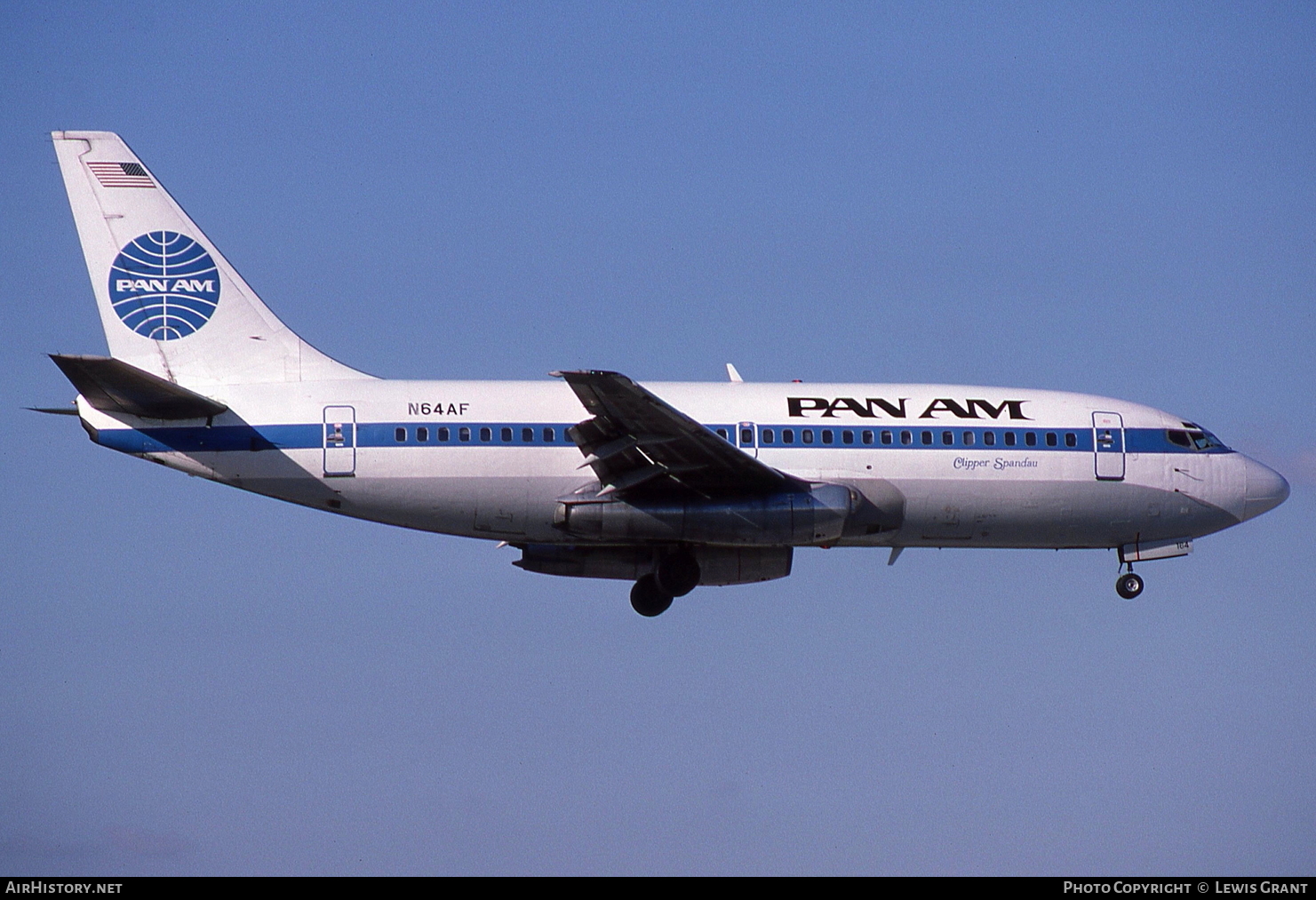 Aircraft Photo of N64AF | Boeing 737-222 | Pan American World Airways - Pan Am | AirHistory.net #96043