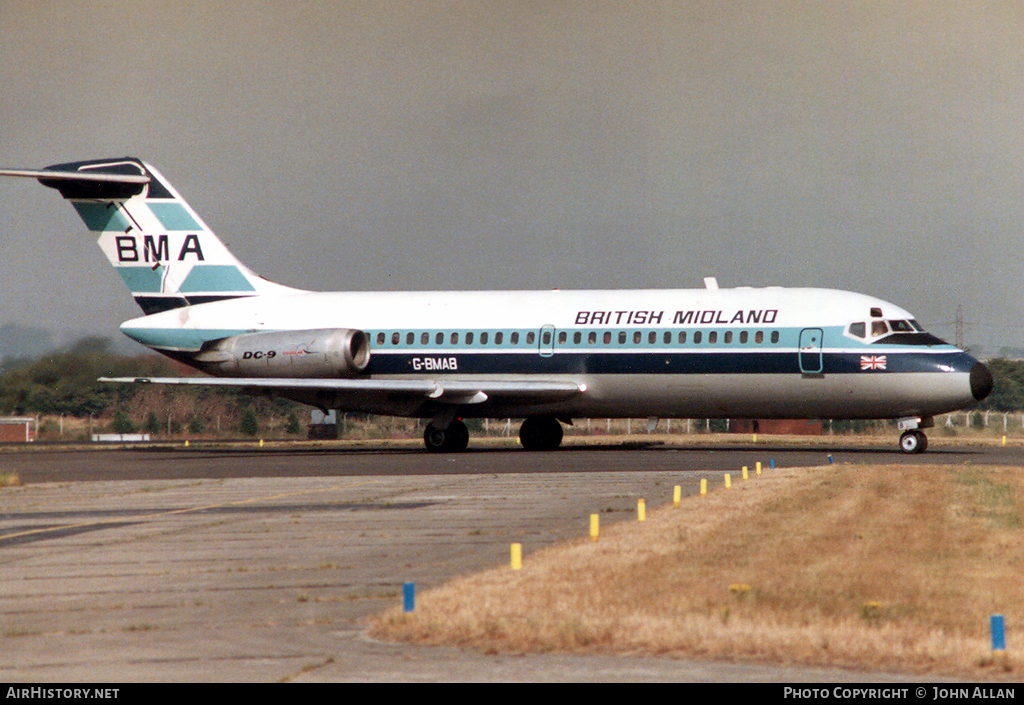 Aircraft Photo of G-BMAB | Douglas DC-9-15 | British Midland Airways - BMA | AirHistory.net #96057