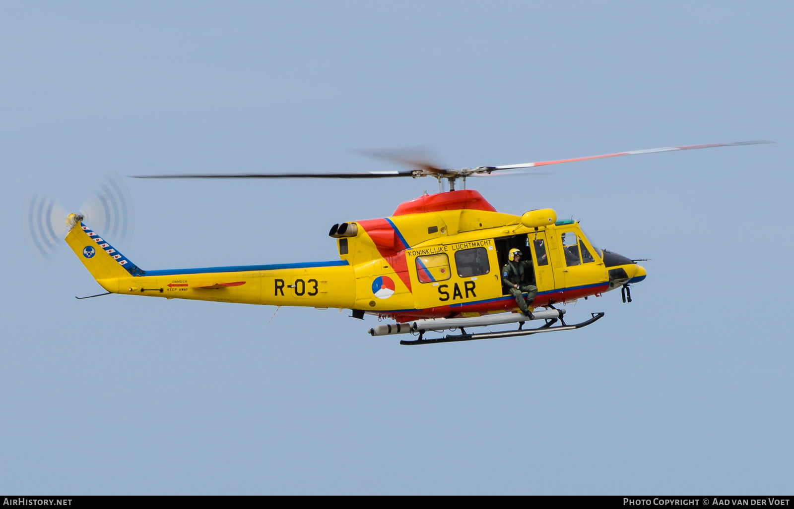 Aircraft Photo of R-03 | Agusta AB-412SP Grifone | Netherlands - Air Force | AirHistory.net #96062