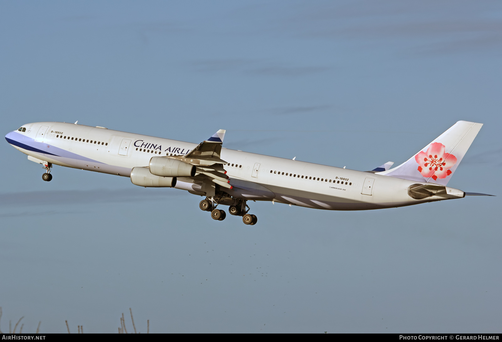 Aircraft Photo of B-18802 | Airbus A340-313X | China Airlines | AirHistory.net #96080