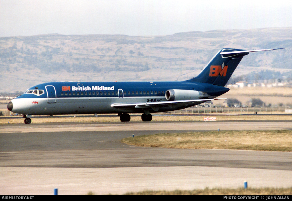 Aircraft Photo of G-BMAC | Douglas DC-9-14 | British Midland Airways - BMA | AirHistory.net #96081