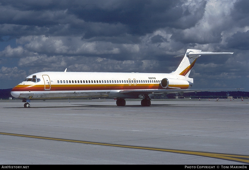 Aircraft Photo of N287KB | McDonnell Douglas MD-87 (DC-9-87) | KEB Aircraft | AirHistory.net #96085