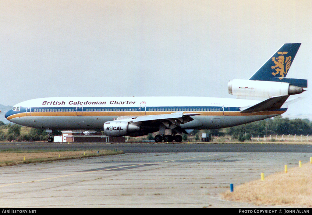 Aircraft Photo of G-BJZD | McDonnell Douglas DC-10-10 | British Caledonian Airways Charter | AirHistory.net #96092