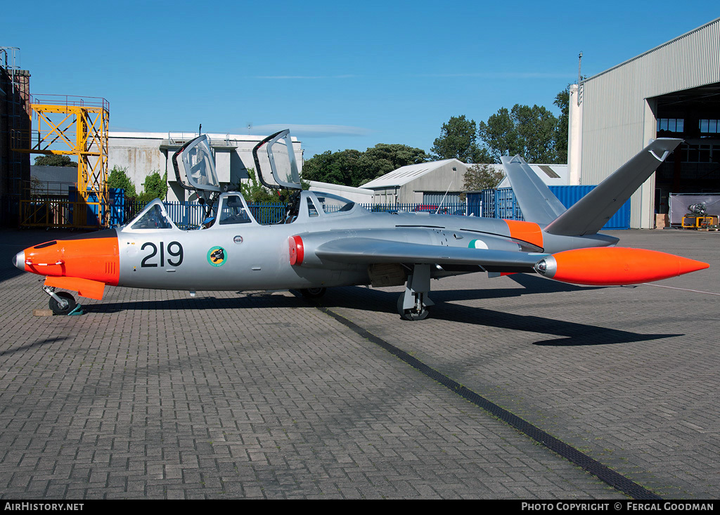 Aircraft Photo of 219 | Fouga CM-170R Magister | Ireland - Air Force | AirHistory.net #96093