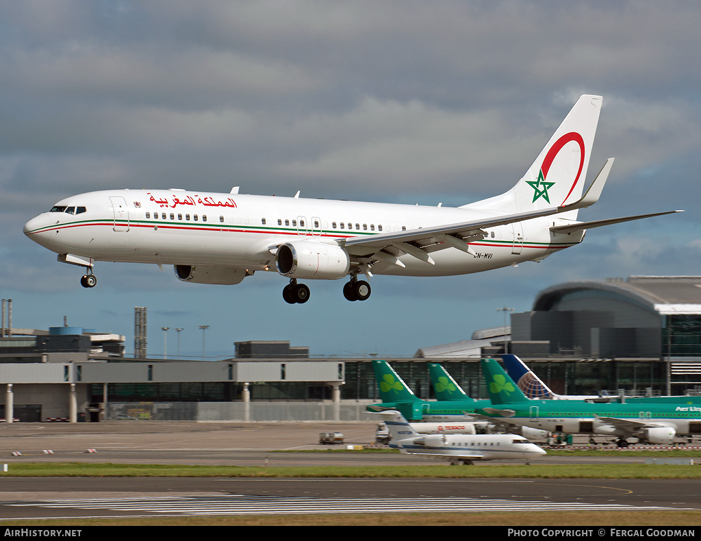 Aircraft Photo of CN-MVI | Boeing 737-8KB BBJ2 | Kingdom of Morocco | AirHistory.net #96094