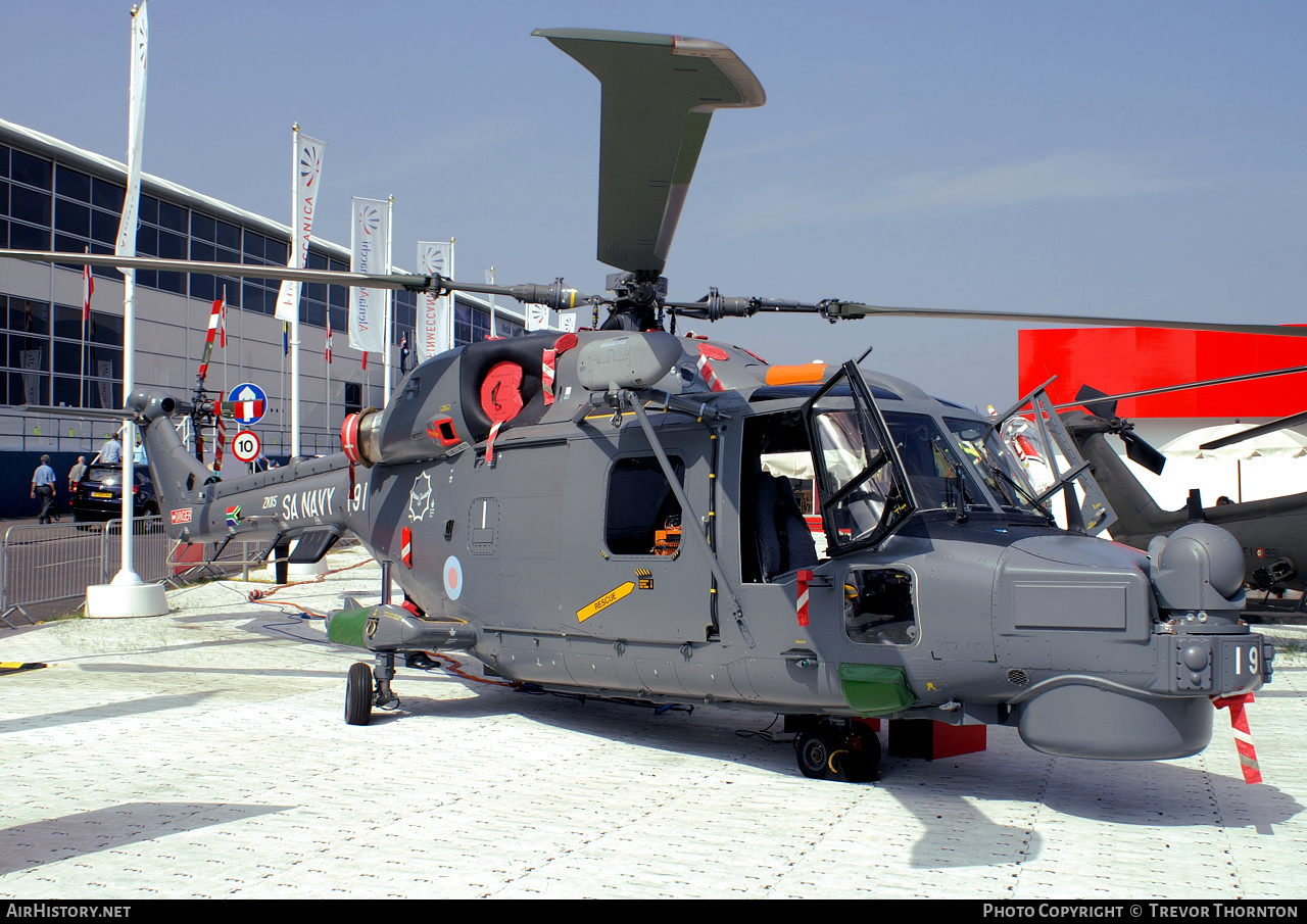 Aircraft Photo of ZK115 / 191 | Westland WG-13 Super Lynx Mk64 | South Africa - Navy | AirHistory.net #96108