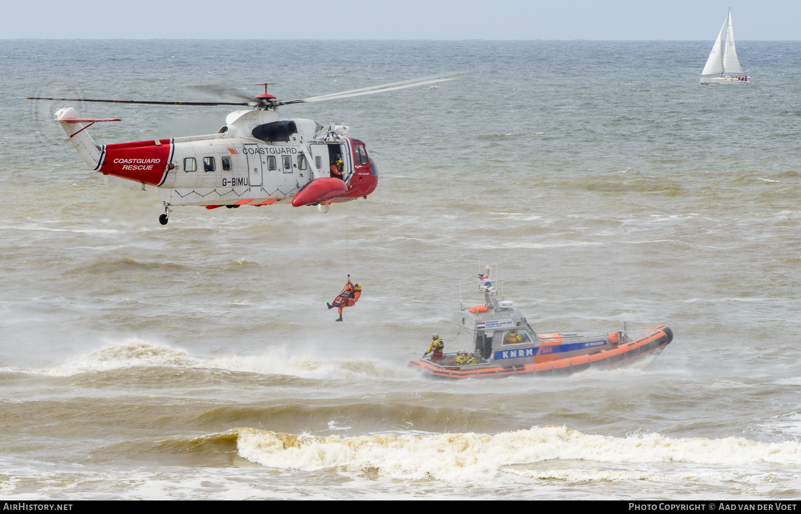 Aircraft Photo of G-BIMU | Sikorsky S-61N MkII | Kustwacht - Netherlands Coastguard | AirHistory.net #96112