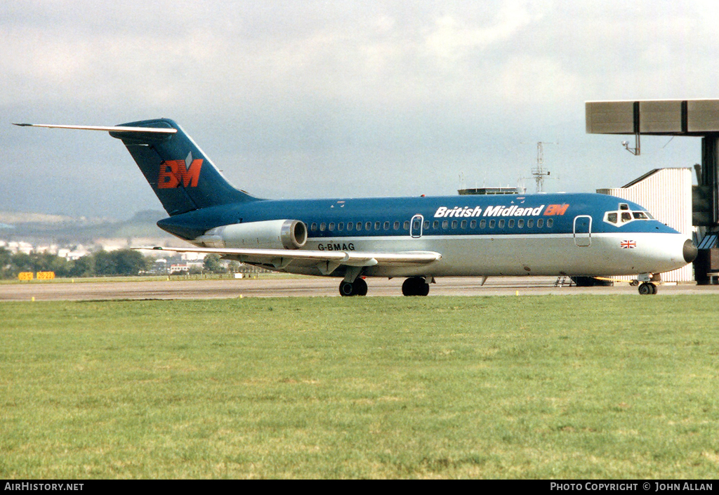 Aircraft Photo of G-BMAG | Douglas DC-9-15 | British Midland Airways - BMA | AirHistory.net #96117