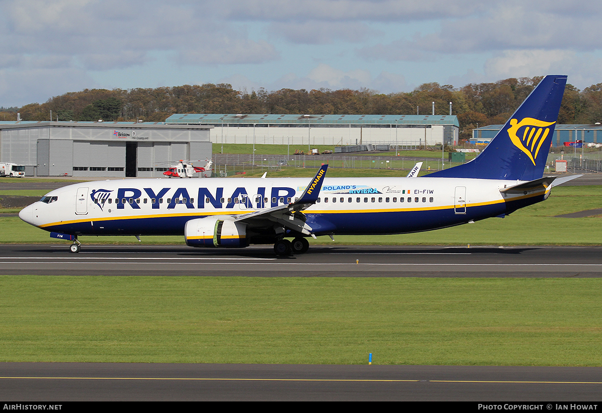 Aircraft Photo of EI-FIW | Boeing 737-8AS | Ryanair | AirHistory.net #96118
