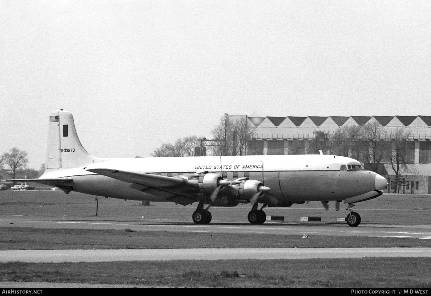 Aircraft Photo of 53-3273 / 0-33273 | Douglas C-118A Liftmaster | USA - Air Force | AirHistory.net #96123