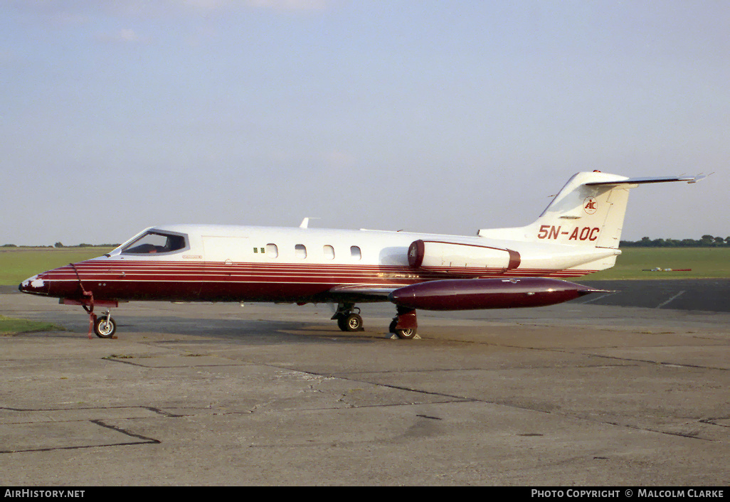 Aircraft Photo of 5N-AOC | Gates Learjet 25D | AIC | AirHistory.net #96135