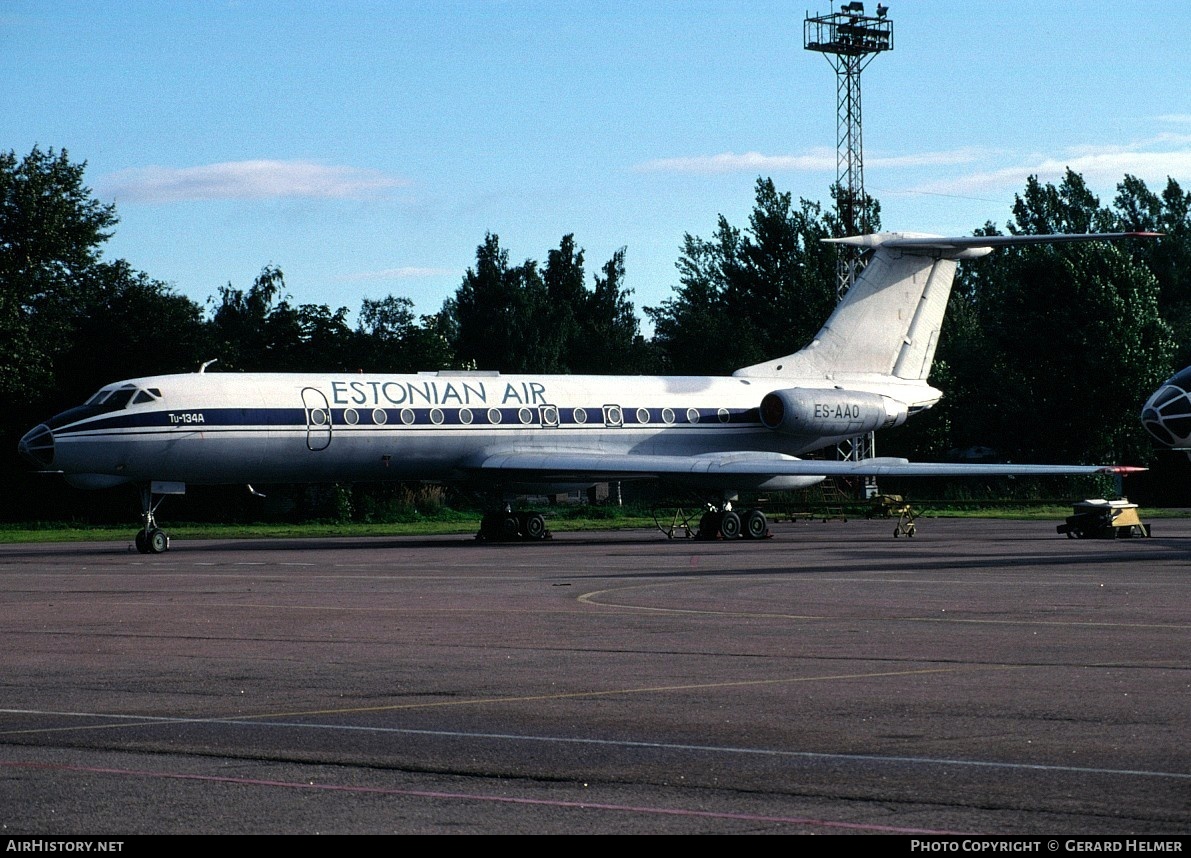 Aircraft Photo of ES-AAO | Tupolev Tu-134A | Estonian Air | AirHistory.net #96154